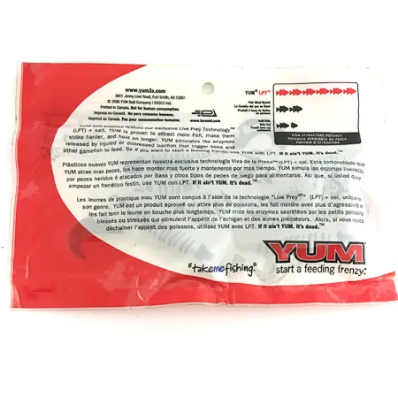 YUM силікон, 8 шт., Green Pumpkin, до рибалки #6893