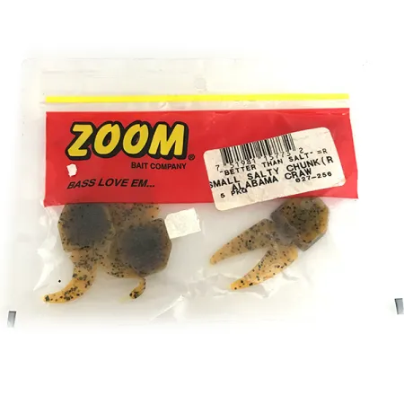 Zoom Small Salty Chunk, силікон, 3 шт., Alabama Craw, до рибалки #6894