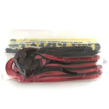 Culprit Original Worm, силікон , 10 шт., Red Shad, до рибалки #6897