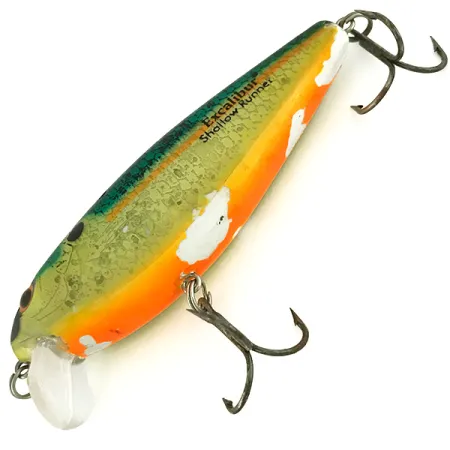 Heddon Excalibur Shallow Runner Bill Dance Swim N Image, золото/зелений, 12,5 г, воблер #6906