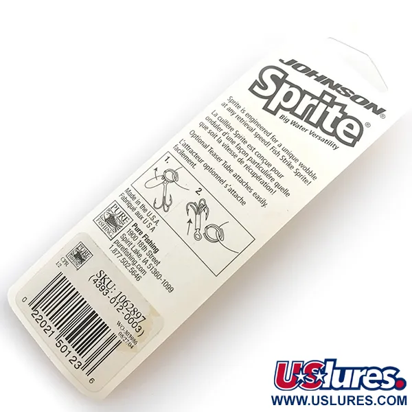  Johnson Sprite, мідь, 14 г, блесна коливалка (колебалка) #6908