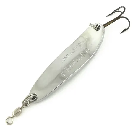 Luhr Jensen Krocodile DIE #3, карбований нікель, 14 г, блесна коливалка (колебалка) #6914