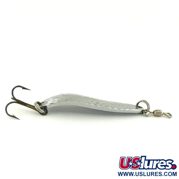 Luhr Jensen Krocodile DIE #3, карбований нікель, 14 г, блесна коливалка (колебалка) #6914