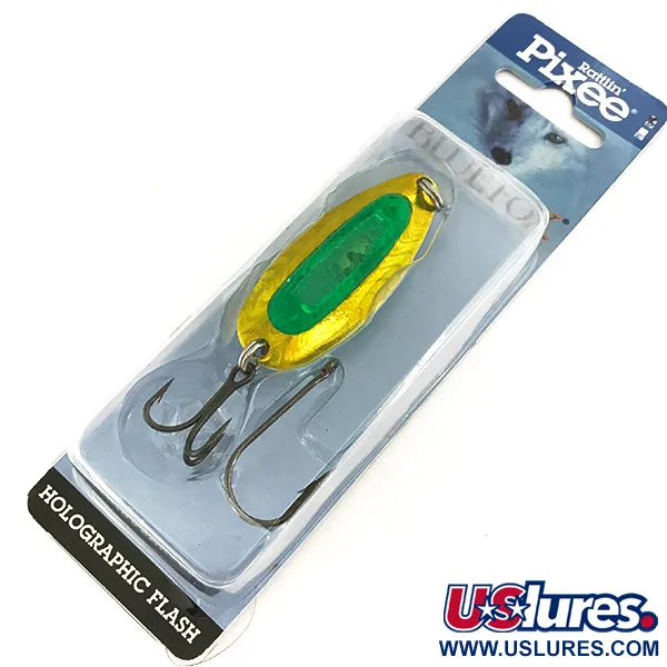  Blue Fox Rattlin Pixee, золото/зелений, 14 г, блесна коливалка (колебалка) #6919