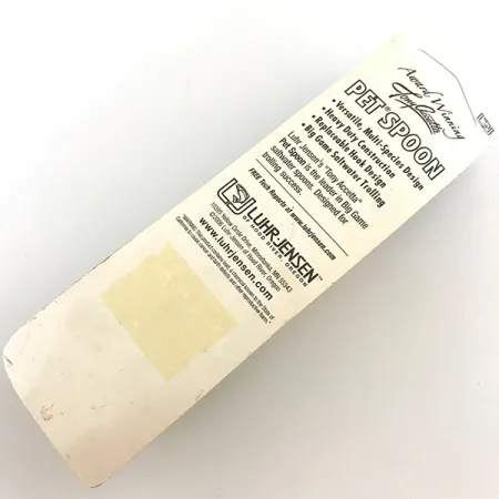 Luhr Jensen Pet Spoon 13, нікель, 5 г, блесна коливалка (колебалка) #6924