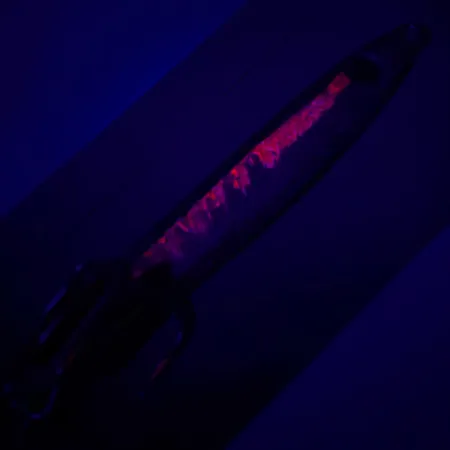 Luhr Jensen Deep Stinger UV (світиться в ультрафіолеті), срібло/червоний, 21 г, блесна коливалка (колебалка) #6927