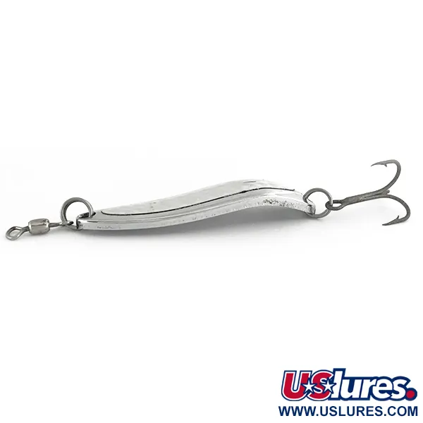 Luhr Jensen Krocodile DIE #3, нікель, 14 г, блесна коливалка (колебалка) #6935