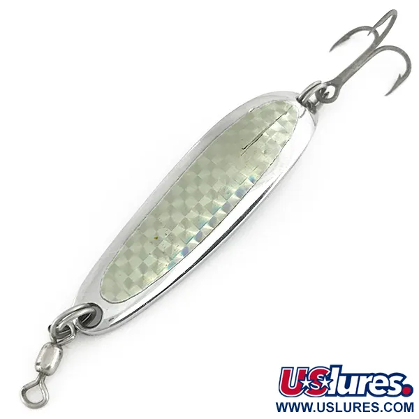 Luhr Jensen Krocodile DIE #3, нікель, 14 г, блесна коливалка (колебалка) #6935