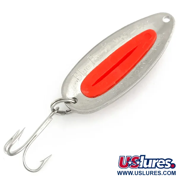  Blue Fox Pixee UV (світиться в ультрафіолеті), карбований нікель/помаранчевий, 14 г, блесна коливалка (колебалка) #6938