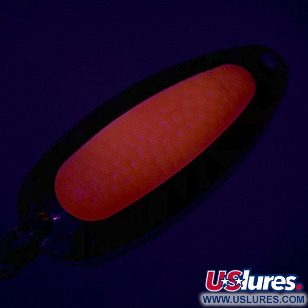  Blue Fox Pixee UV (світиться в ультрафіолеті), карбований нікель/помаранчевий, 14 г, блесна коливалка (колебалка) #6938