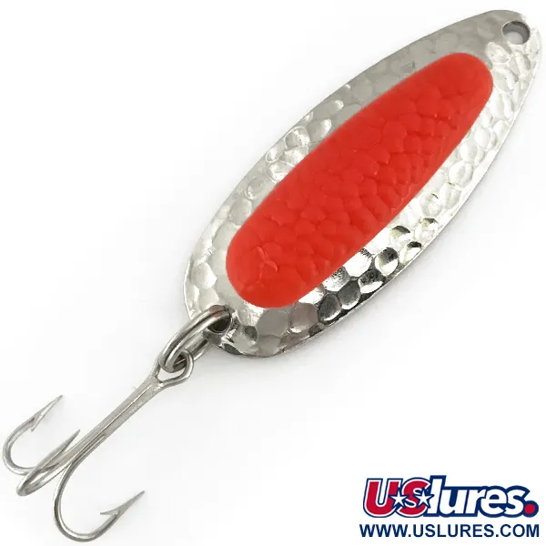  Blue Fox Pixee UV (світиться в ультрафіолеті), карбований нікель/помаранчевий, 14 г, блесна коливалка (колебалка) #6938