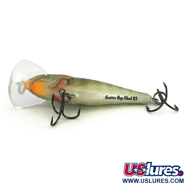  Rapala Scatter Rap Shad SCRS05, Окунь, 5 г, воблер #6941