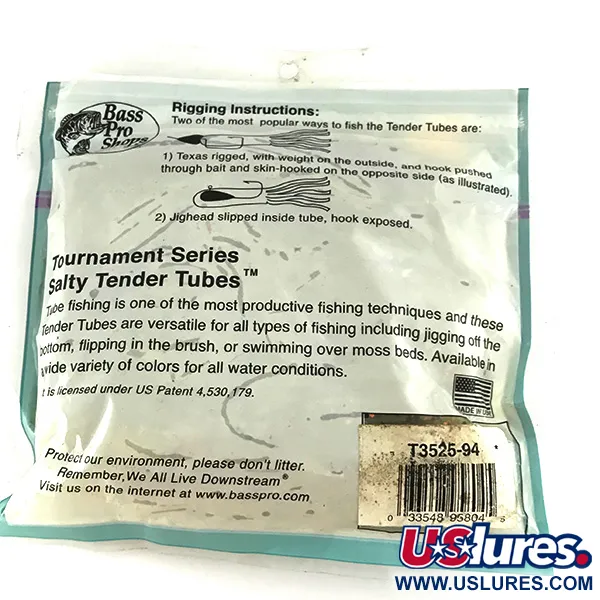 Bass Pro Shops Tournament Series, силікон, 23 шт., Green Pumpkin/Red, до рибалки #6955