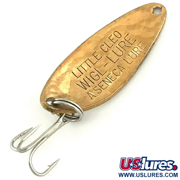 Seneca Little Cleo Crystal, Crystal (золота луска, побите скло) - рідкісний колір, 7 г, блесна коливалка (колебалка) #6972
