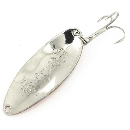 Seneca Little Cleo (Hula Girl), червоний/нікель, 14 г, блесна коливалка (колебалка) #6975