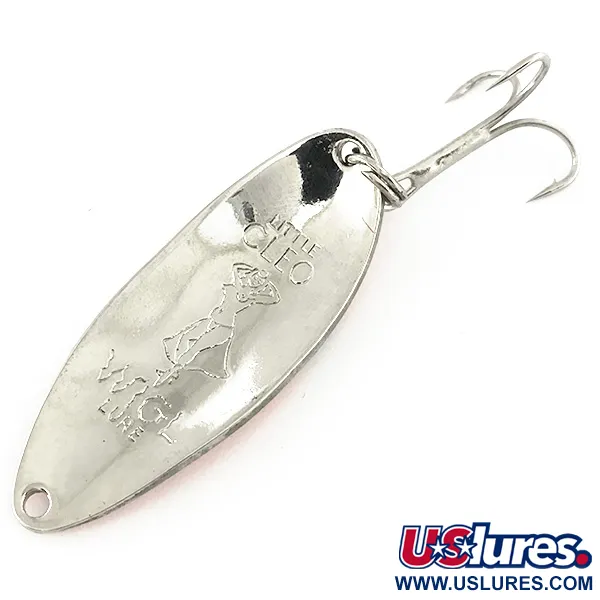 Seneca Little Cleo (Hula Girl), червоний/нікель, 14 г, блесна коливалка (колебалка) #6975