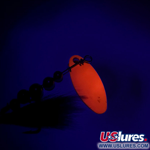 Renosky Lures Swiss Swing UV (світиться в ультрафіолеті), неоновий помаранчевий UV - світиться в ультрафіолеті, 2,6 г, блешня оберталка (вертушка) #7013