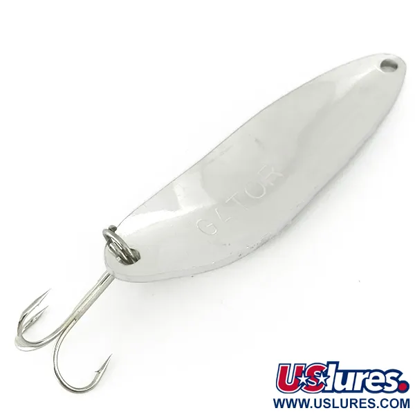  Gator, нікель, 35 г, блесна коливалка (колебалка) #7021