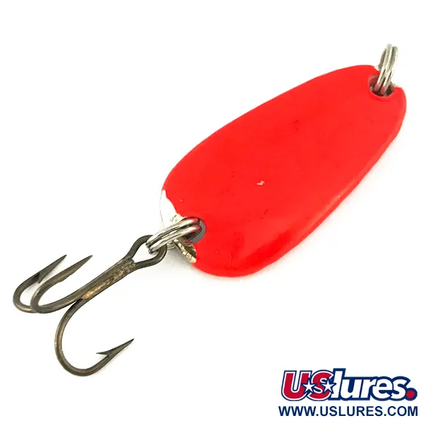  Sølvkroken Spesial Classic UV (світиться в ультрафіолеті), червоний/срібло, 7 г, блесна коливалка (колебалка) #7048