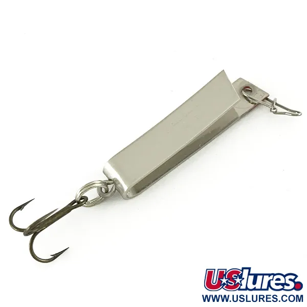 Luhr Jensen Super-Duper 502, нікель/червоний, 2,5 г, блесна коливалка (колебалка) #7049