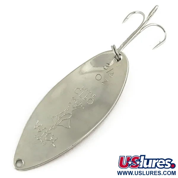 Seneca Little Cleo (Hula Girl), нікель/червоний/білий, 21 г, блесна коливалка (колебалка) #7053