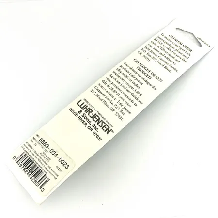 Luhr Jensen Deep Stinger, срібло/зелений, 21 г, блесна коливалка (колебалка) #7085