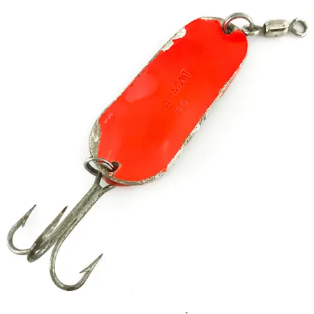 Gibbs Delta Kit-A-Mat #55, срібло/помаранчевий UV - світиться в ультрафіолеті, 25 г, блесна коливалка (колебалка) #7086