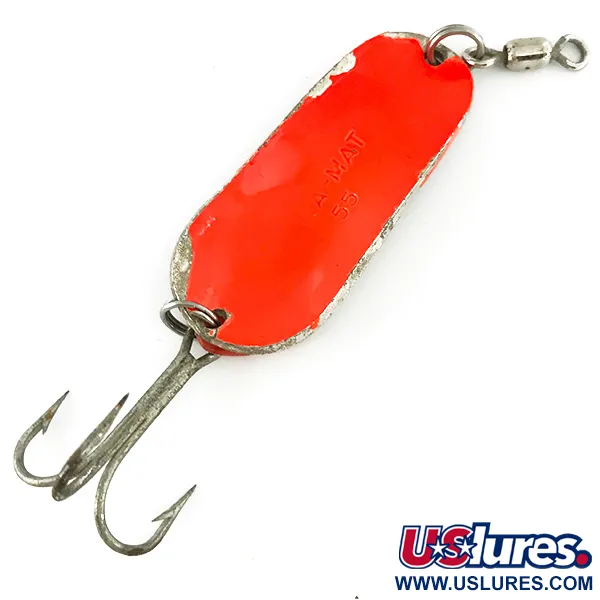 Gibbs Delta Kit-A-Mat #55, срібло/помаранчевий UV - світиться в ультрафіолеті, 25 г, блесна коливалка (колебалка) #7086