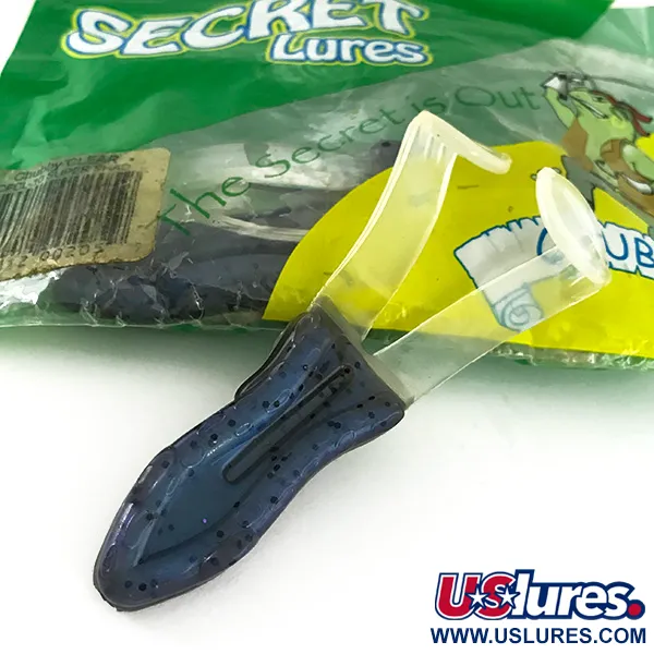  Secret Lures Clear Legged Chubby Frog, силікон, 4 шт., Super Shad, , до рибалки #7095