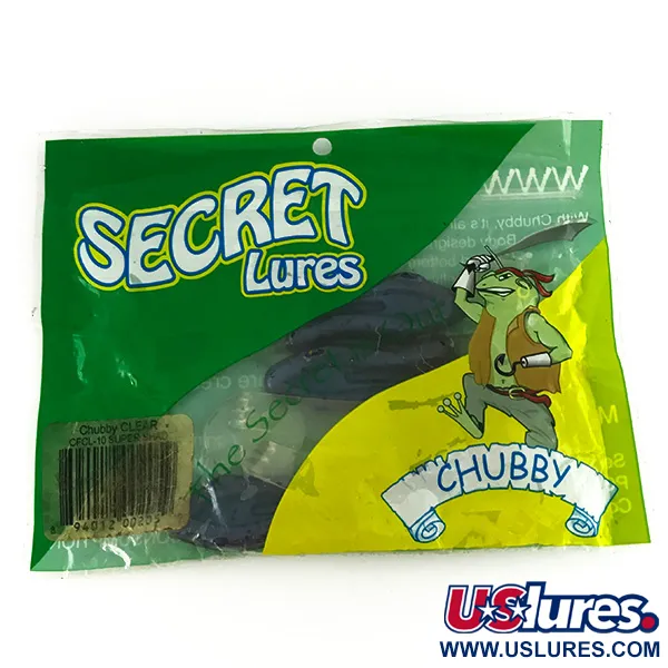  Secret Lures Clear Legged Chubby Frog, силікон, 4 шт., Super Shad, , до рибалки #7095