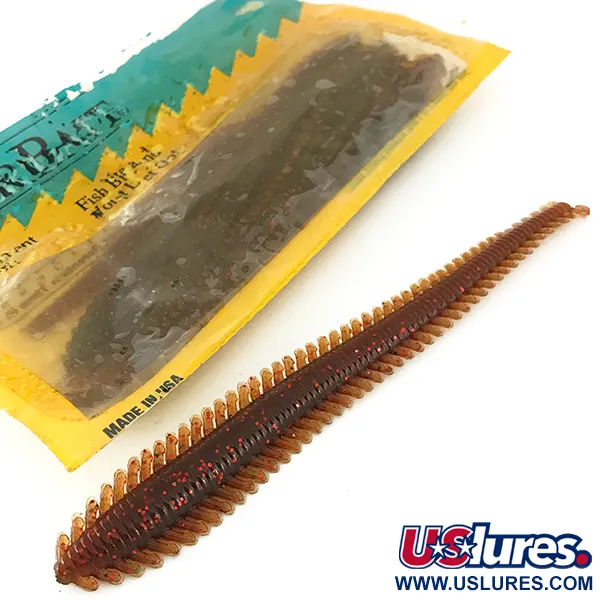 Berkley Power Worm, силікон 8 шт., Red, до рибалки #7097