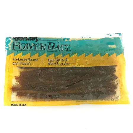 Berkley Power Worm, силікон 8 шт., Red, до рибалки #7097