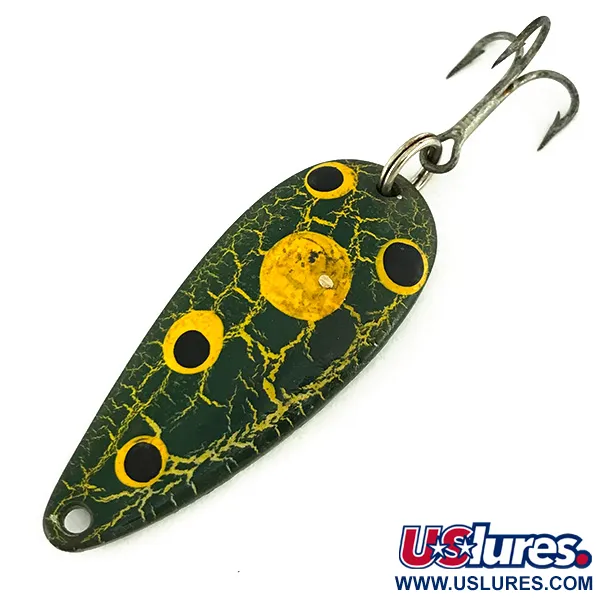 Eppinger Dardevle Spinnie, Frog/нікель, 9 г, блесна коливалка (колебалка) #7098