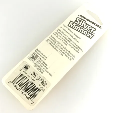 Незачіпляйка Johnson Silver Minnow, Новое, 14 г, блесна коливалка (колебалка) #7102