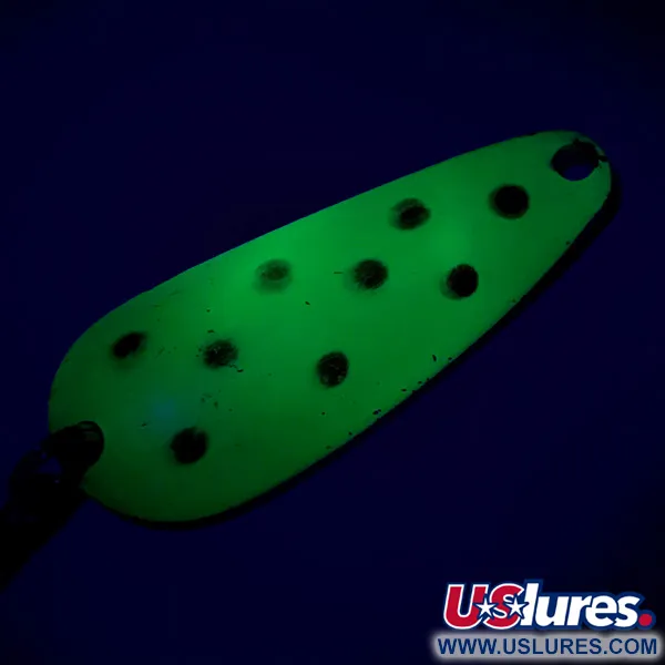 Nebco TOR-P-DO 2 UV (світиться в ультрафіолеті), жовтий/червоний/нікель, 14 г, блесна коливалка (колебалка) #7109