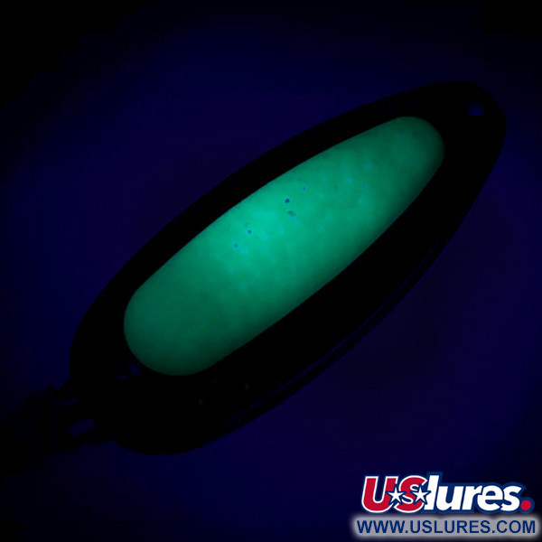  Blue Fox Pixee UV (світиться в ультрафіолеті), карбований нікель/зелений, 14 г, блесна коливалка (колебалка) #7112