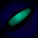  Blue Fox Pixee UV (світиться в ультрафіолеті), карбований нікель/зелений, 14 г, блесна коливалка (колебалка) #7112