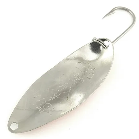 Seneca Little Cleo (Hula Girl) тролінгова (світиться в темряві), білий/помаранчевий/нікель, 5 г, блесна коливалка (колебалка) #7120