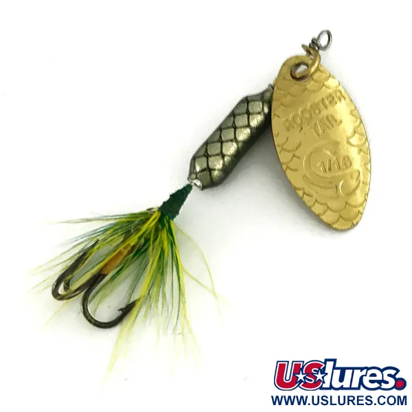 Yakima Bait Worden’s Original Rooster Tail, золото, 2,6 г, блешня оберталка (вертушка) #7131