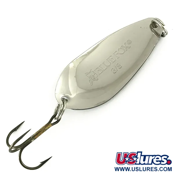  Blue Fox Strobe Tear Drop Spoon, чорний/білий/нікель, 11 г, блесна коливалка (колебалка) #7136