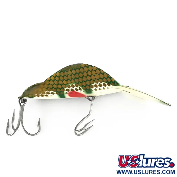 Buck Perry Spoonplug, білий/зелений/червоний, 21 г, блесна коливалка (колебалка) #7152