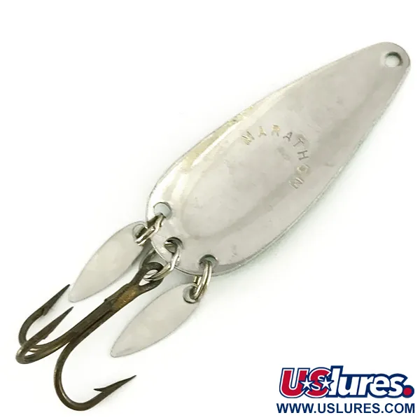  Marathon з пелюстками, Frog/нікель, 12 г, блесна коливалка (колебалка) #7156