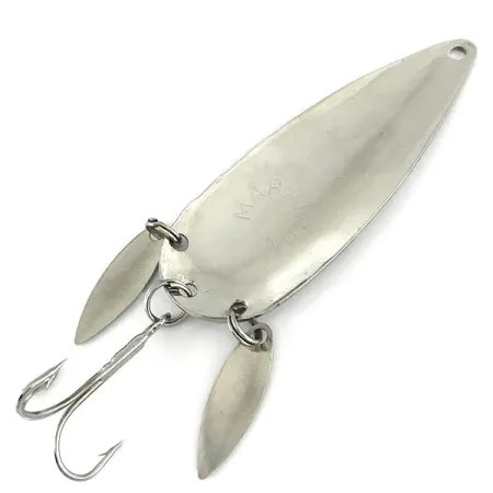 Marathon з пелюстками, нікель, 17 г, блесна коливалка (колебалка) #7189