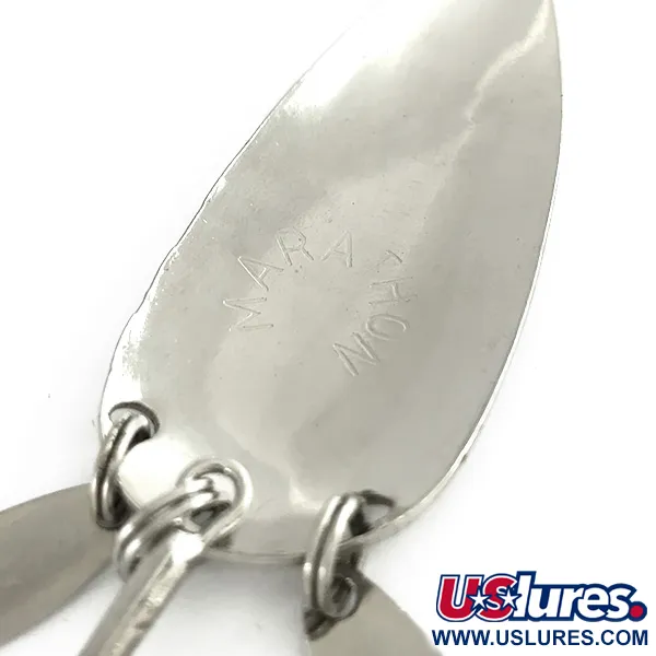 Marathon з пелюстками, нікель, 17 г, блесна коливалка (колебалка) #7189