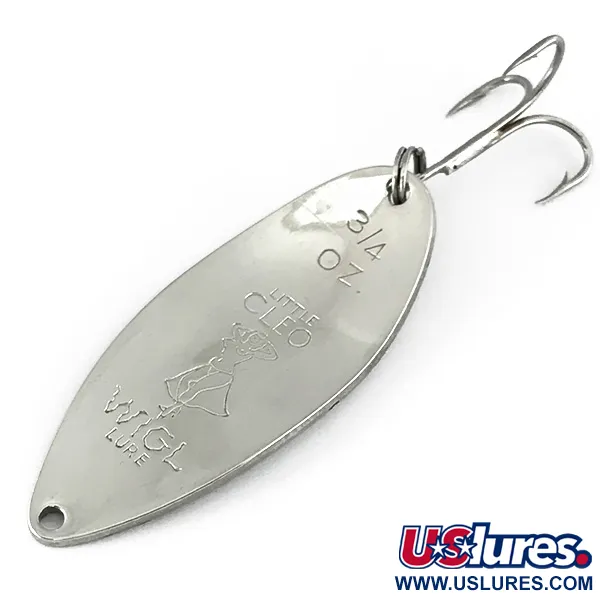 Seneca Little Cleo (Hula Girl), нікель/синій, 21 г, блесна коливалка (колебалка) #7190