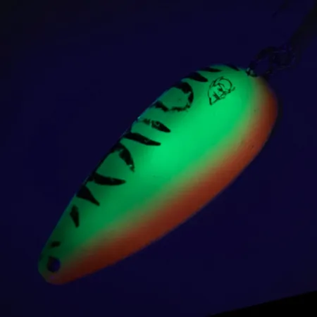 Eppinger Dardevle Dardevlet UV (світиться в ультрафіолеті), Fire Tiger, 21 г, блесна коливалка (колебалка) #7211