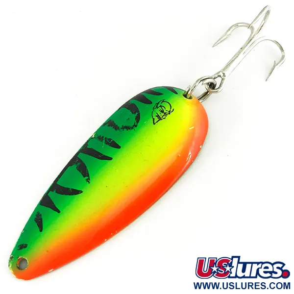 Eppinger Dardevle Dardevlet UV (світиться в ультрафіолеті), Fire Tiger, 21 г, блесна коливалка (колебалка) #7211