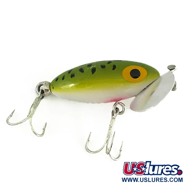  Fred Arbogast Jitterbug, Frog, 7 г, воблер #7215