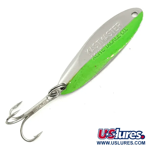 Acme Kastmaster, нікель/зелений, 10,5 г, блесна коливалка (колебалка) #7233