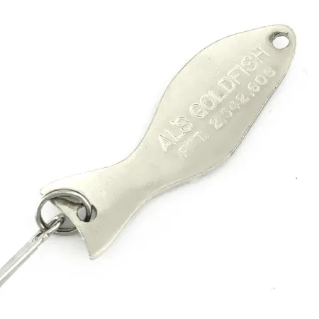 Al's gold fish, нікель, 7 г, блесна коливалка (колебалка) #7236